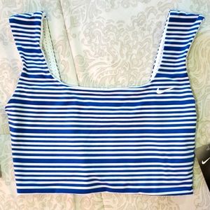 Nike Battle Blue & White Reversible Midkini NWT 0052